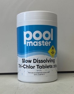 Pool Master Slow Dissolving Tri-Chlor Chlorine Tablets - 1KG pack